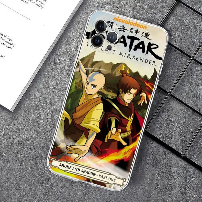 Anime Avatar The Last Airbender Phone Case For iPhone 14 11 12 13 Mini Pro XS 3 - Avatar The Last Airbender Store