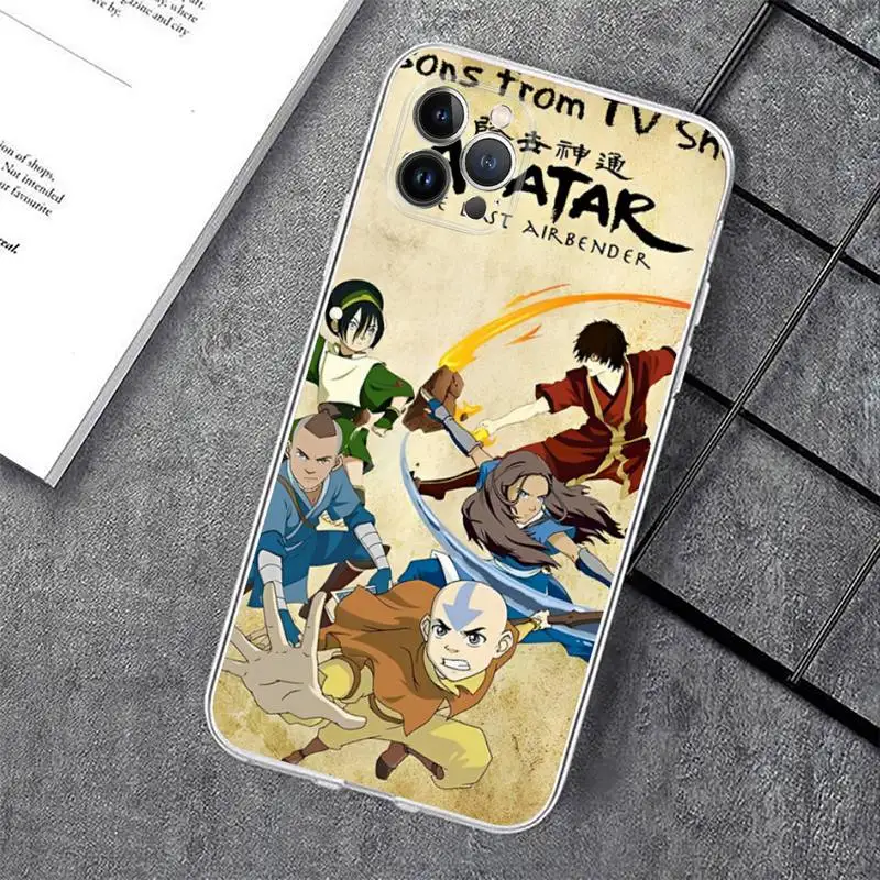 Anime Avatar The Last Airbender Phone Case For iPhone 14 11 12 13 Mini Pro XS 4 - Avatar The Last Airbender Store