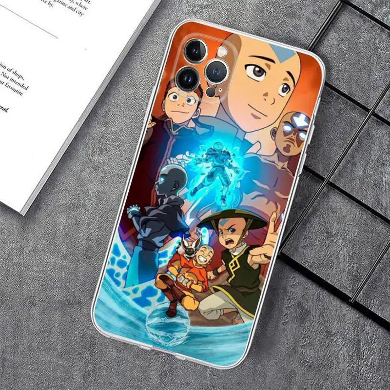 Anime Avatar The Last Airbender Phone Case For iPhone 14 11 12 13 Mini Pro XS 5 - Avatar The Last Airbender Store