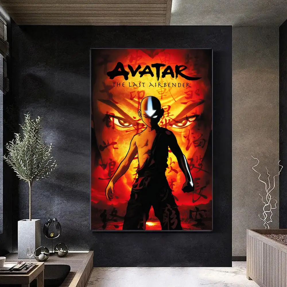 Avatar The Last Airbender Aang Fight Anime Good Quality Posters Vintage Room Home Bar Cafe Decor 3 - Avatar The Last Airbender Store