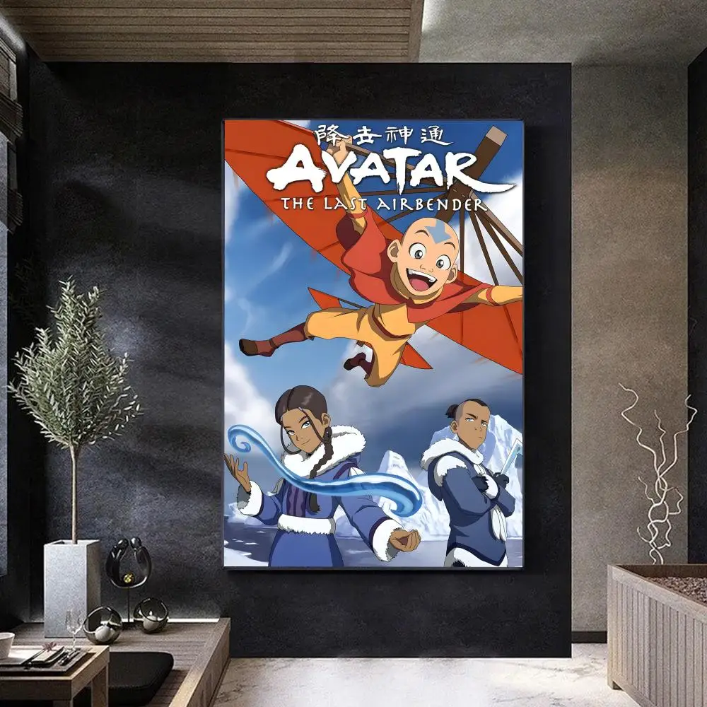 Avatar The Last Airbender Aang Fight Anime Good Quality Posters Vintage Room Home Bar Cafe Decor 4 - Avatar The Last Airbender Store