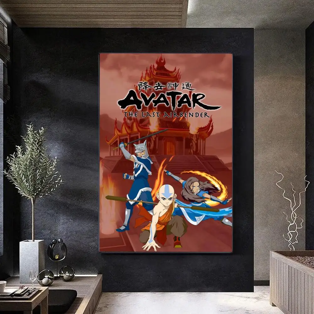 Avatar The Last Airbender Aang Fight Anime Good Quality Posters Vintage Room Home Bar Cafe Decor 5 - Avatar The Last Airbender Store