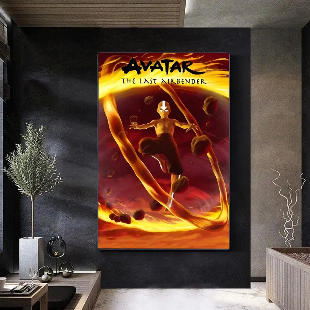 Avatar The Last Airbender Aang Fight Anime Good Quality Posters Vintage Room Home Bar Cafe Decor 9 - Avatar The Last Airbender Store
