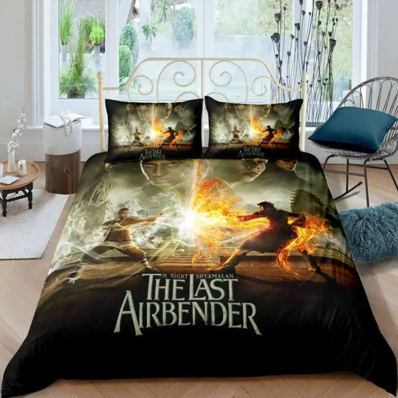 Avatar The Last Airbender Home Textile Pillow Case 3D Bed Linen Duvet Covers Comforter Bedding Sets - Avatar The Last Airbender Store