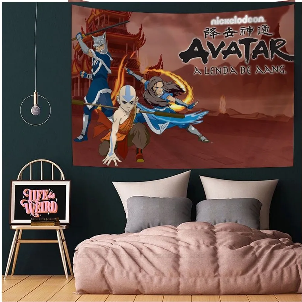 Avatar The Last Airbender Tapestry Chart Tapestry Home Decoration hippie bohemian decoration divination Wall Hanging Home 1 - Avatar The Last Airbender Store