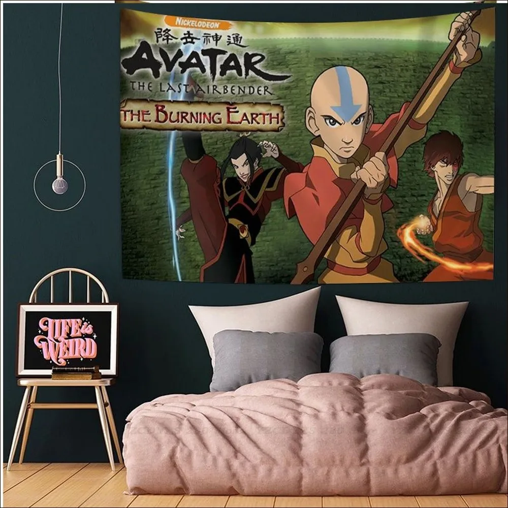 Avatar The Last Airbender Tapestry Chart Tapestry Home Decoration hippie bohemian decoration divination Wall Hanging Home 8 - Avatar The Last Airbender Store