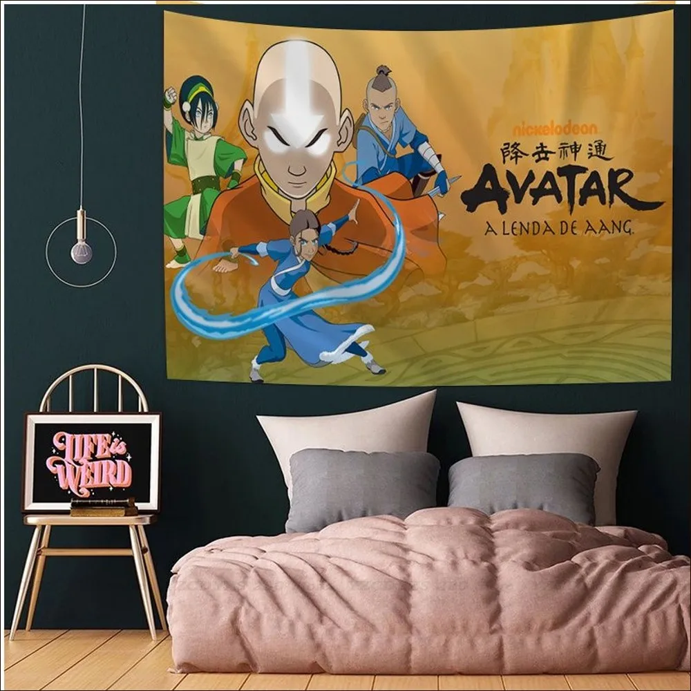 Avatar The Last Airbender Tapestry Chart Tapestry Home Decoration hippie bohemian decoration divination Wall Hanging Home 9 - Avatar The Last Airbender Store
