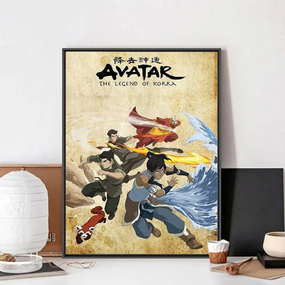 Avatar The Last Surrender Airbender No Framed Poster Kraft Club Bar Paper Vintage Poster Wall Art 5 - Avatar The Last Airbender Store