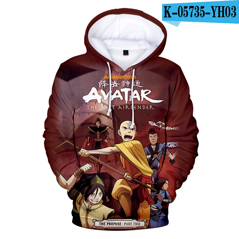 Avatar the Last Airbender 3D Printed Hoodies Men Women Fashion Oversized Pullover Autumn Anime Sweatshirts - Avatar The Last Airbender Store