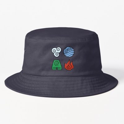 Avatar: The Last Airbender, Four Elements - Color Bucket Hat Official Avatar The Last Airbender Merch