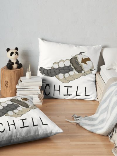 Chill Appa Throw Pillow Official Avatar The Last Airbender Merch