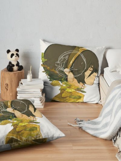 Toph Beifong Throw Pillow Official Avatar The Last Airbender Merch