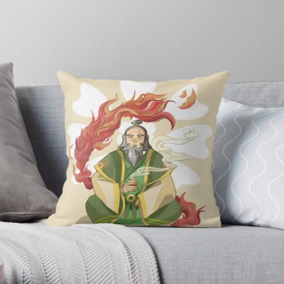 Iroh, Dragon Of The West Throw Pillow Official Avatar The Last Airbender Merch
