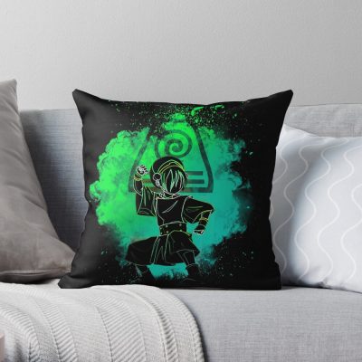 Soul Of The Earthbender Throw Pillow Official Avatar The Last Airbender Merch