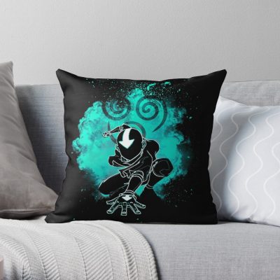 Soul Of The Airbender Throw Pillow Official Avatar The Last Airbender Merch